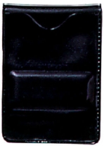 Vertical Format Thumbnotch Magnetic Badge Holder O.D. 2-5/8 x 3-3/4 - Max Insert 2-3/8 x 3-3/8 - Lot
