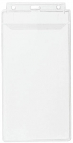 Flap Closure with Slots and Chain Holes O.D. 3 x 5 - Max Insert 2-3/8 x 3-7/8 - Lot/100