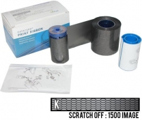Datacard Monochrome Wavy Scratch-Off Ribbon Kit