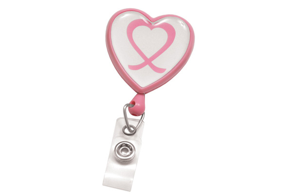 Beresford Company: Heart Shape Badge Reel - Lots/100