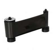 Resin Black Ribbon with Cleaning Roller - 1200 Card Roll