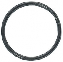 Round-Edge Split Ring Black.  Lot/1000