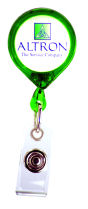 $4.02 each for 200 - MINI-BAK Retractable Card Reels, Custom Printed w/ Epoxy Dome.  MADE in the USA - More Details