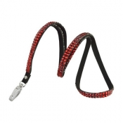 Red Rhinestone Lanyard
