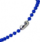 30" Plastic Bead Chain (4mm bead) with Metal Connector - Lot/500