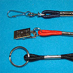 Woven Neck Lanyards Round 1/8 Cord with Ring Fitting and 36 Length - Lot/500